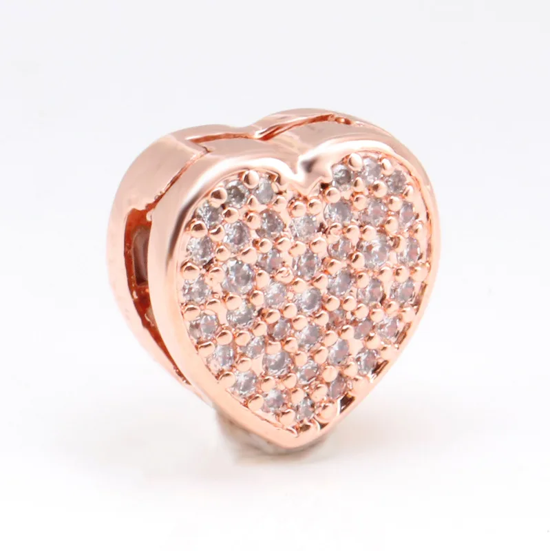 Lorena 925 Silver Valentine's R Series Rose Gold Love Heart Full Inlaid Zircon Heart-shaped Fixing Clip Fit Original Bracelet
Lorena 925 Silver Valentine's R Series Rose Gold Love Heart Full Inlaid Zircon Heart-shaped Fixing Clip Fit Original Bracelet