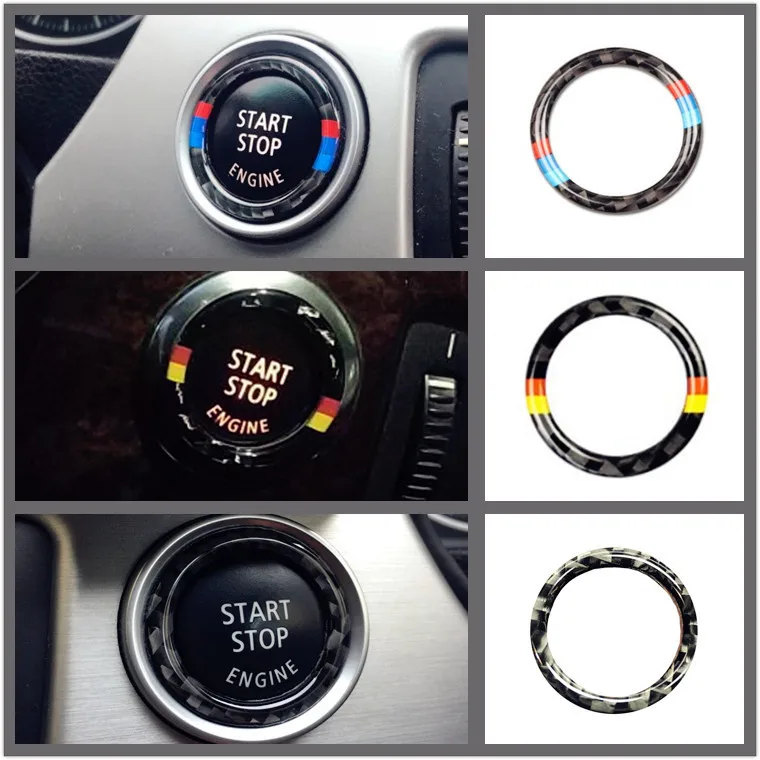 Suitable for BMW BMWE90/E92/old 3 three series one-key start ring carbon fiber stickers car decoration interior modification
Suitable for BMW BMWE90/E92/old 3 three series one-key start ring carbon fiber stickers car decoration interior modification