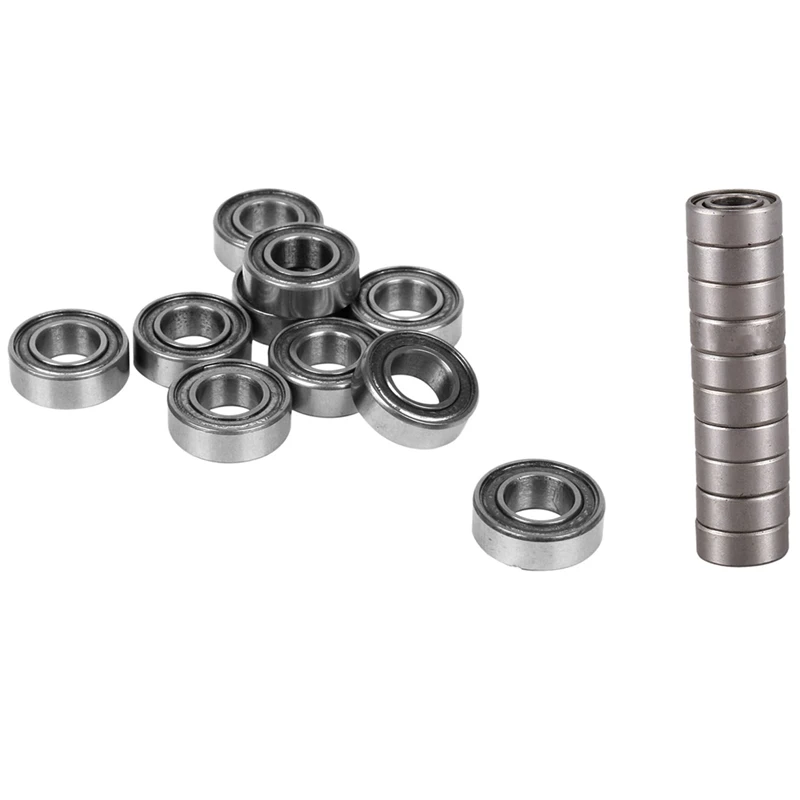 20Pcs Miniature Deep Groove Radial Ball Bearings - 10Pcs 686Z 6 X 13 X 5Mm & 10Pcs Mr126zz 6 X 12 X 4Mm
20Pcs Miniature Deep Groove Radial Ball Bearings - 10Pcs 686Z 6 X 13 X 5Mm & 10Pcs Mr126zz 6 X 12 X 4Mm