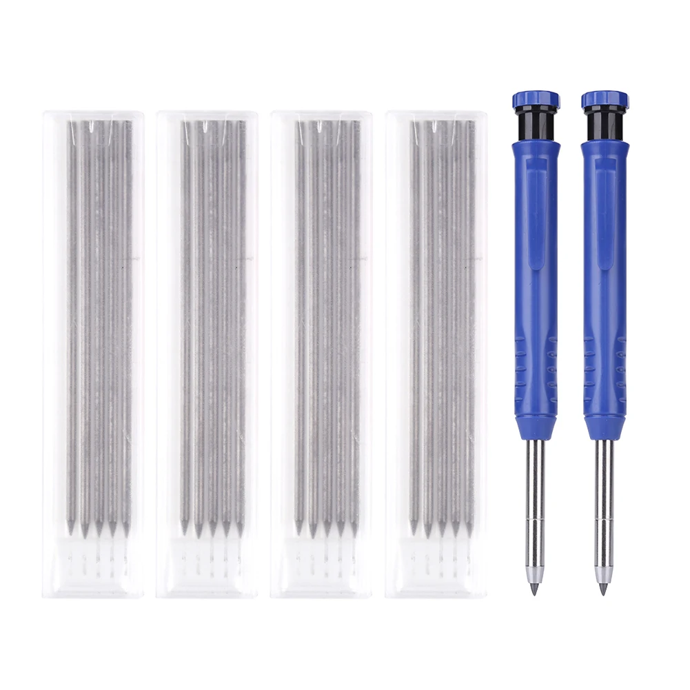 Набор механических карандашей для деревообработки, 2 шт., 24 заправки
Набор механических карандашей для деревообработки, 2 шт., 24 заправки