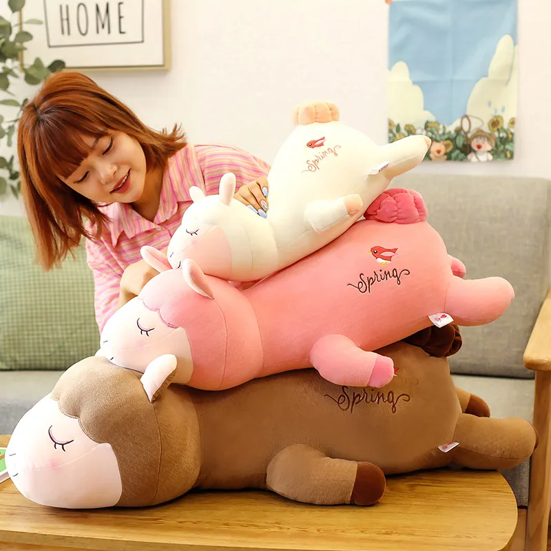 50/70/100CM Cartoon Lying Alpaca Sleep Pillow Plush Toys Stuffed Cute Sheep Llama Animal Dolls Home Bed Decor Girls Kids Gift
50/70/100CM Cartoon Lying Alpaca Sleep Pillow Plush Toys Stuffed Cute Sheep Llama Animal Dolls Home Bed Decor Girls Kids Gift