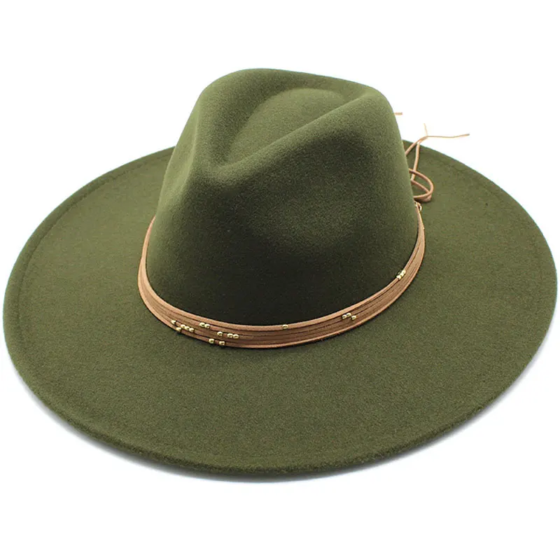 Wide Brim 9.5CM Fedoras Hat For Women Man Chapeu Fedora Jazz Caps Fashion Luxury Hat Panama Church Hat Autumn Winter
Wide Brim 9.5CM Fedoras Hat For Women Man Chapeu Fedora Jazz Caps Fashion Luxury Hat Panama Church Hat Autumn Winter