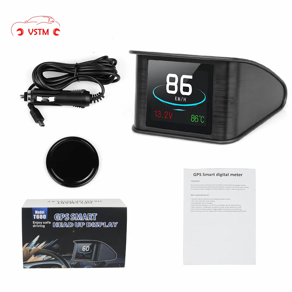 GPS OBD HUD Car Computer Speedometer Voltage Fuel Consumption Temperature Gauge Safety Alarm Monitoring System
GPS OBD HUD Car Computer Speedometer Voltage Fuel Consumption Temperature Gauge Safety Alarm Monitoring System