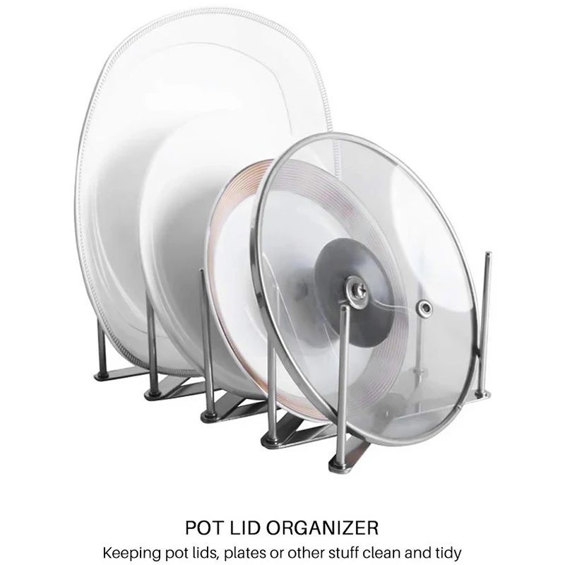 2 Pack Extendable Pot Lid Holders Multipurpose Steamer Rack Pans Glasses Holder Flexible Plate Organizer Kitchen Bakeware Cuttin
2 Pack Extendable Pot Lid Holders Multipurpose Steamer Rack Pans Glasses Holder Flexible Plate Organizer Kitchen Bakeware Cuttin