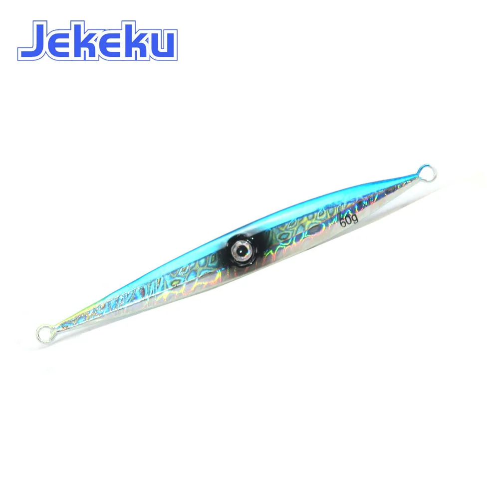JEKEKU Новая Металлическая джиг приманка для рыбалки 40 г 60 80 100 120 джиггинг Рыба