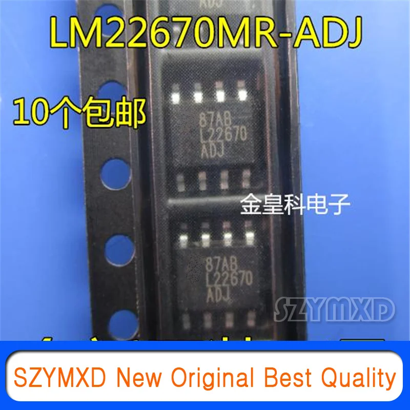 5Pcs/Lot New Original Imported L22670 L22670ADJ LM22670MR-ADJ SOP-8 power regulator In Stock
5Pcs/Lot New Original Imported L22670 L22670ADJ LM22670MR-ADJ SOP-8 power regulator In Stock