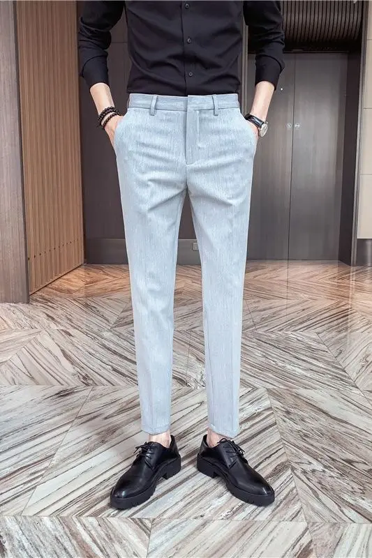 Men's trousers 2021 spring and winter new slim solid color business pants trousers loose casual young men's clothing
Men's trousers 2021 spring and winter new slim solid color business pants trousers loose casual young men's clothing