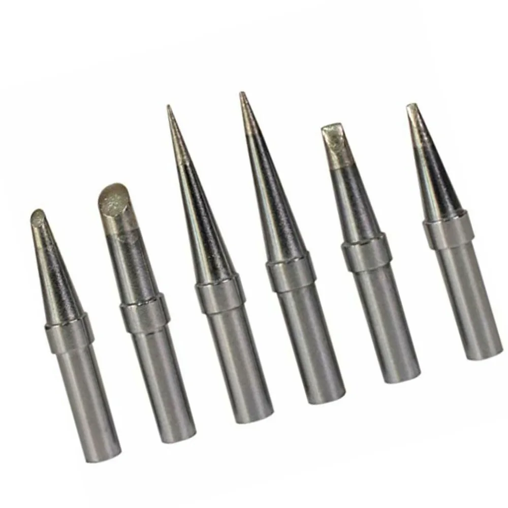 6Pcs/Set ET Soldering Iron Tip Lead-free Solder Tips Welding Head For Weller WE1010NA WESD51 WES50/51 Soldering Tools
6Pcs/Set ET Soldering Iron Tip Lead-free Solder Tips Welding Head For Weller WE1010NA WESD51 WES50/51 Soldering Tools
