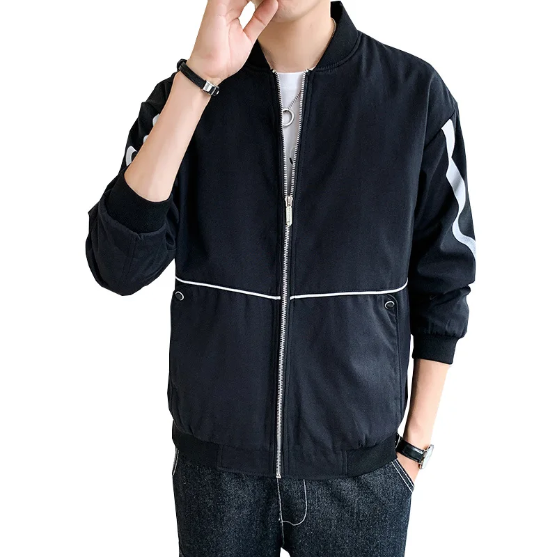 Jacket men's autumn 2020 new youth casual men's Korean version of the trend of handsome loose jacket men's jacket
Jacket men's autumn 2020 new youth casual men's Korean version of the trend of handsome loose jacket men's jacket