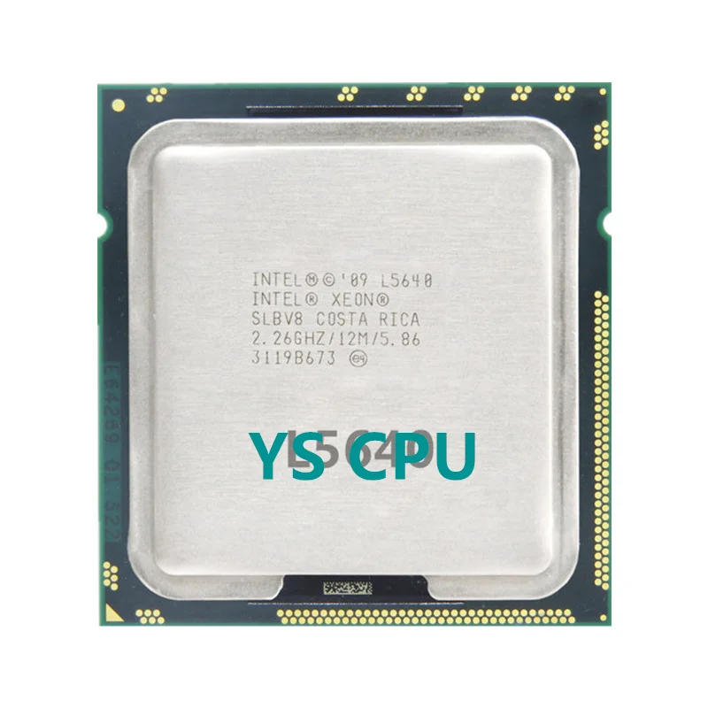 Серверный процессор Intel Xeon L5640 2,26 ГГц 12 МБ 5,86 ГТ/с SLBV8 LGA 1366 
Серверный процессор Intel Xeon L5640 2,26 ГГц 12 МБ 5,86 ГТ/с SLBV8 LGA 1366