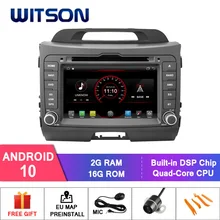 WITSON Android 10 CAR DVD PLAYER FOR KIA SPORTAGE 2010-2014 (New Version) CAR DVD MIRROR LINK 2GB MEMORY 16GB Inand