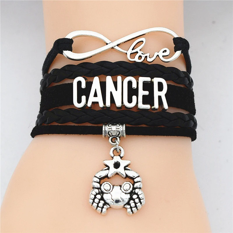 Black Leather 12 Constellation Zodiac Sign with beads zodiac leather Bracelet Natural Stone Handmade Friendship Couple Bracelets
Black Leather 12 Constellation Zodiac Sign with beads zodiac leather Bracelet Natural Stone Handmade Friendship Couple Bracelets