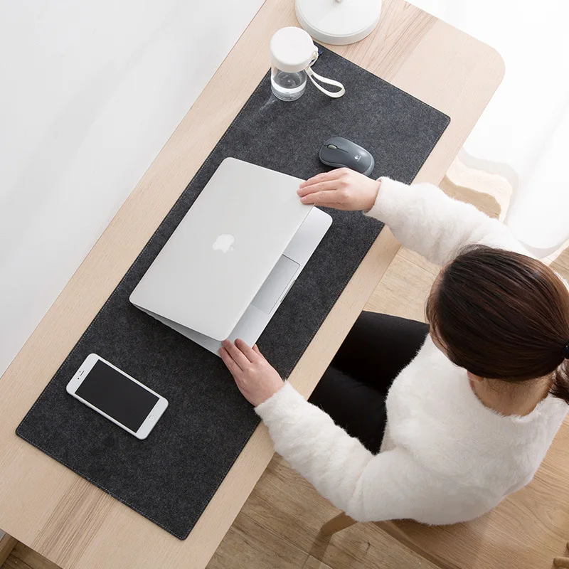 Large Office Computer Desk Mat Table Keyboard XXL Mouse Pad Wool Felt Laptop Cushion Desk Non-slip Mat Table Decoration Mats
Large Office Computer Desk Mat Table Keyboard XXL Mouse Pad Wool Felt Laptop Cushion Desk Non-slip Mat Table Decoration Mats
