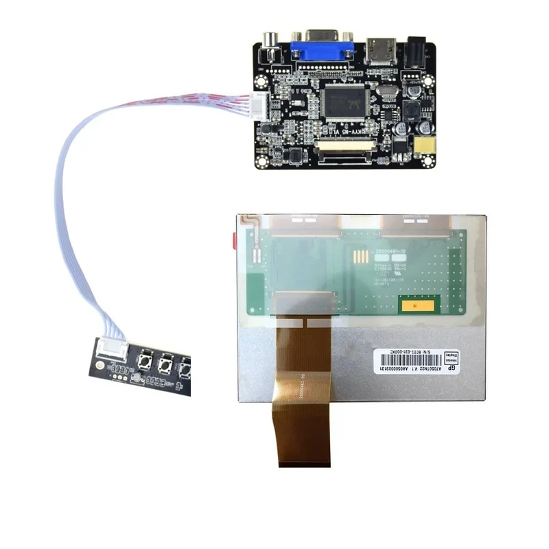 5-дюймовый ЖК-экран TFT AT050TN22 V.1 AT050TN22 V1 640x48 0, панель ЖК-дисплея с HDMI VGA AV, панель управления ЖК-дисплеем, панель монитора
5-дюймовый ЖК-экран TFT AT050TN22 V.1 AT050TN22 V1 640x48 0, панель ЖК-дисплея с HDMI VGA AV, панель управления ЖК-дисплеем, панель монитора