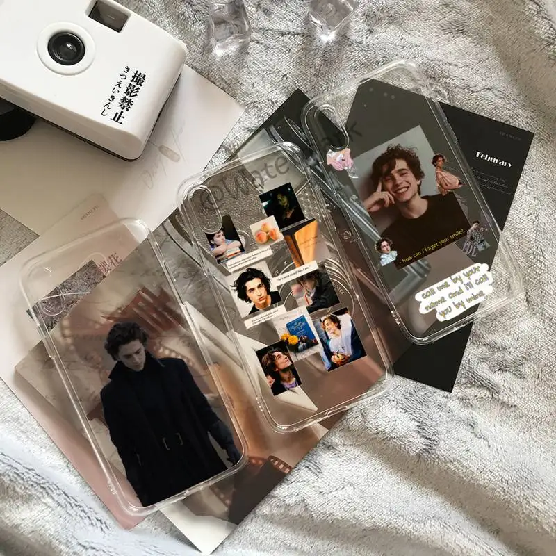 Timothee Chalamet Phone Case For IPhone 12 11 Pro Max Xs X Xr 7 8 6 6s Plus Se 2020 Transparent Cover
Timothee Chalamet Phone Case For IPhone 12 11 Pro Max Xs X Xr 7 8 6 6s Plus Se 2020 Transparent Cover