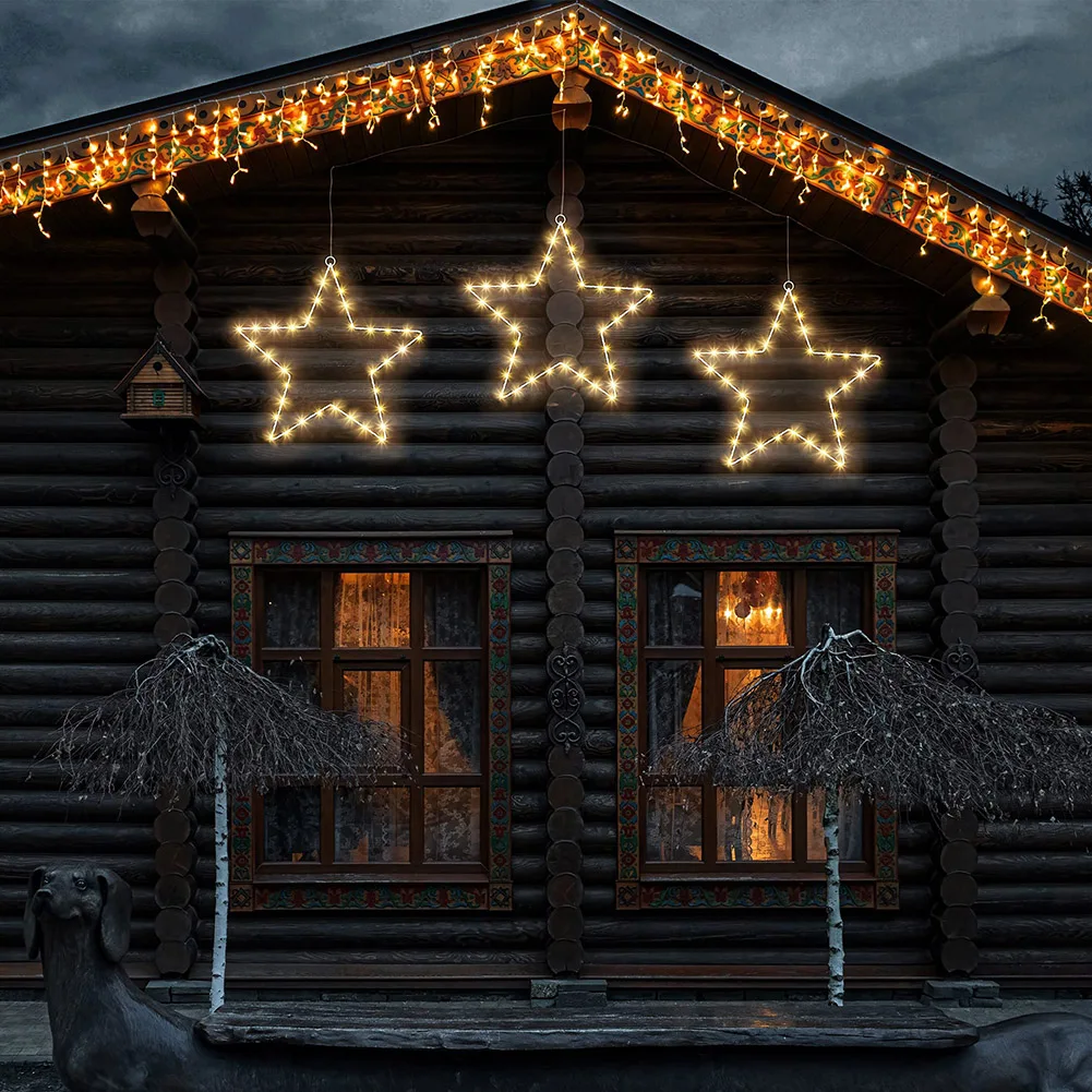 Star Lights Copper Wire Waterproof Garland Fairy Pendant Light Outdoor Indoor Bedroom Home Window Xmas Tree Party Wedding Decor
Star Lights Copper Wire Waterproof Garland Fairy Pendant Light Outdoor Indoor Bedroom Home Window Xmas Tree Party Wedding Decor