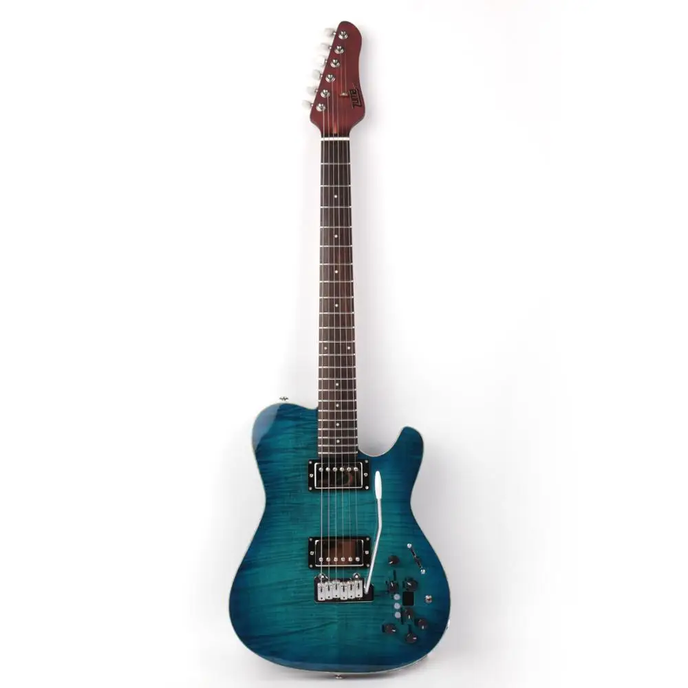 Silent travel electric guitar portable built in effect flame maple top free shipping
Silent travel electric guitar portable built in effect flame maple top free shipping
