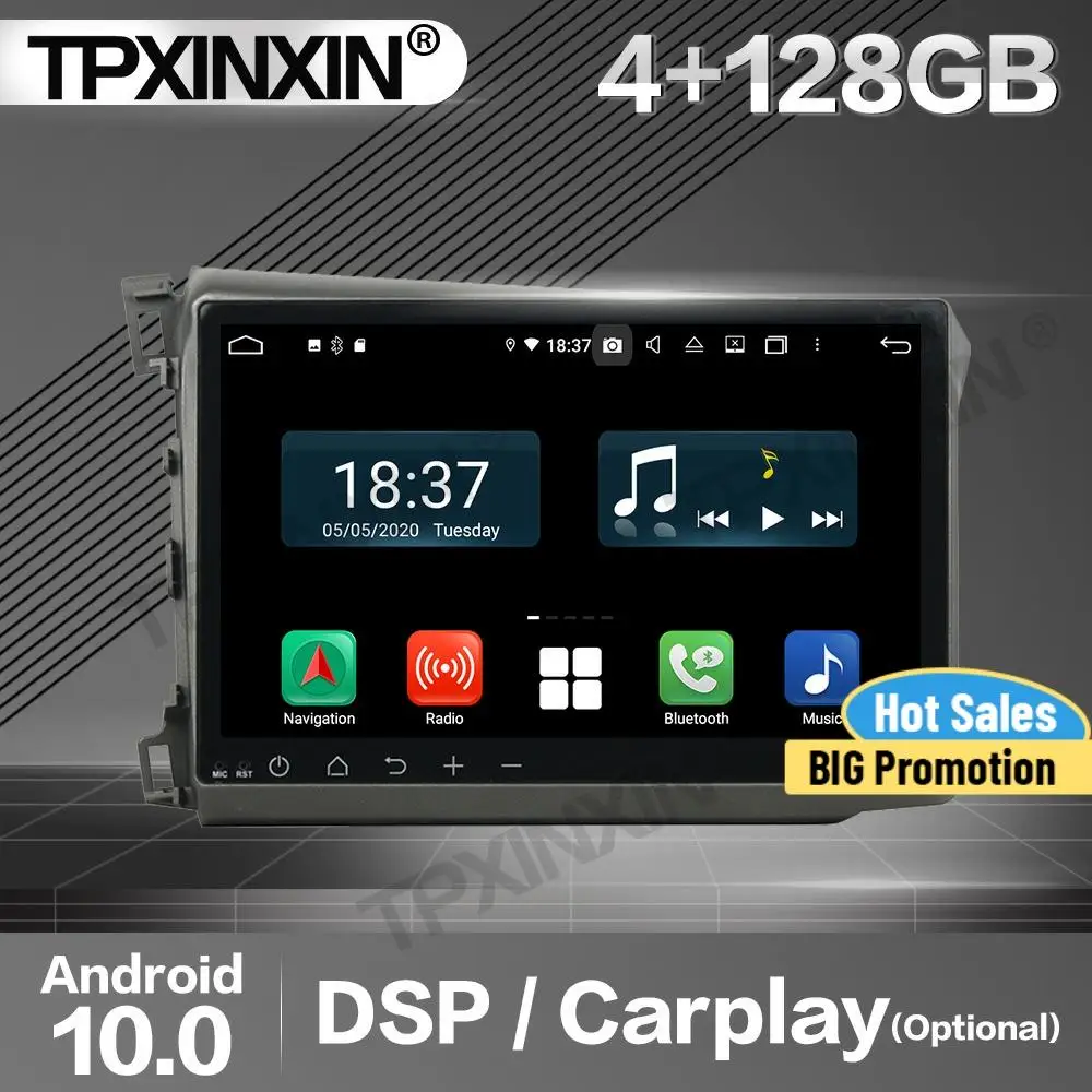 Автомагнитола Carplay, 128 ГГц, 2 Din, стереоприемник, Android 10, для Honda Civic 2012, GPS-плеер, аудиомагнитофон, головное устройство
Автомагнитола Carplay, 128 ГГц, 2 Din, стереоприемник, Android 10, для Honda Civic 2012, GPS-плеер, аудиомагнитофон, головное устройство