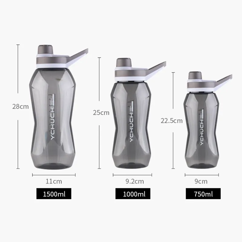 1000ml/1500ml Large Capacity Portable Sports Water Bottles Gym Fitness Sports Shaker Water Drink Bottle Eco-Friendly Waterbottle
1000ml/1500ml Large Capacity Portable Sports Water Bottles Gym Fitness Sports Shaker Water Drink Bottle Eco-Friendly Waterbottle