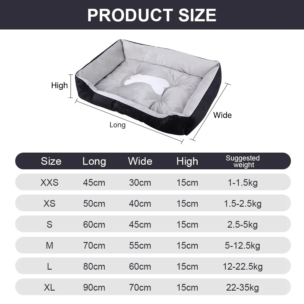 Warm Pet Bed Cats For Cats House Small Medium Large Dog Soft Bed Puppy Dogs Cotton Kennel Mat Pet Accessories Sleeping Sofa
Warm Pet Bed Cats For Cats House Small Medium Large Dog Soft Bed Puppy Dogs Cotton Kennel Mat Pet Accessories Sleeping Sofa
