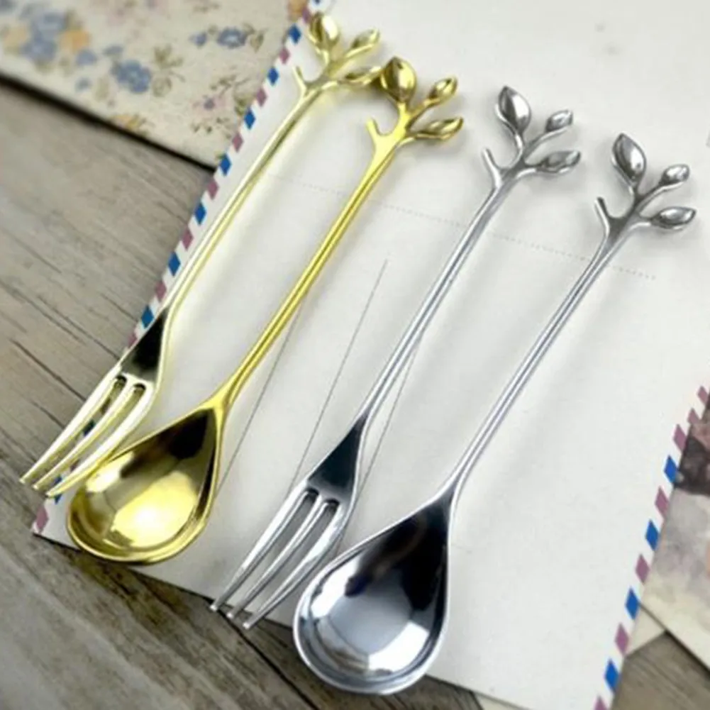 Stainless Steel Spoon Branch Leaves Spoon Fork Coffee Spoon Tableware Christmas Gifts Kitchen AccessoriesTableware Decoration
Stainless Steel Spoon Branch Leaves Spoon Fork Coffee Spoon Tableware Christmas Gifts Kitchen AccessoriesTableware Decoration