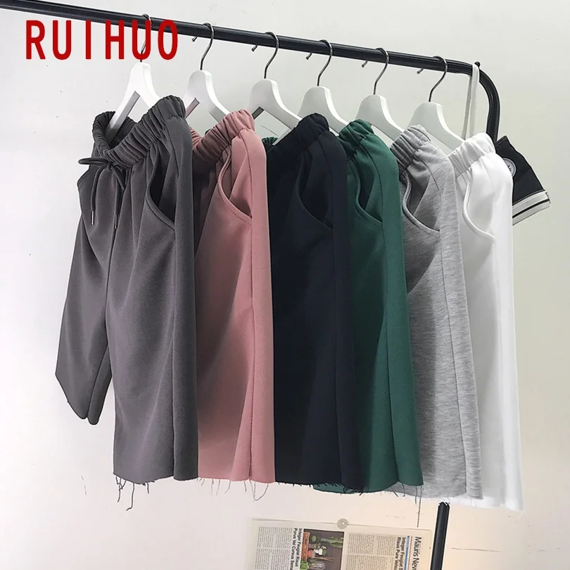 RUIHUO Solid Casual Shorts Men Clothing Men Short Knee Length Streetwear Mens Shorts Summer Cotton M-5XL 2021 New Arrival
RUIHUO Solid Casual Shorts Men Clothing Men Short Knee Length Streetwear Mens Shorts Summer Cotton M-5XL 2021 New Arrival