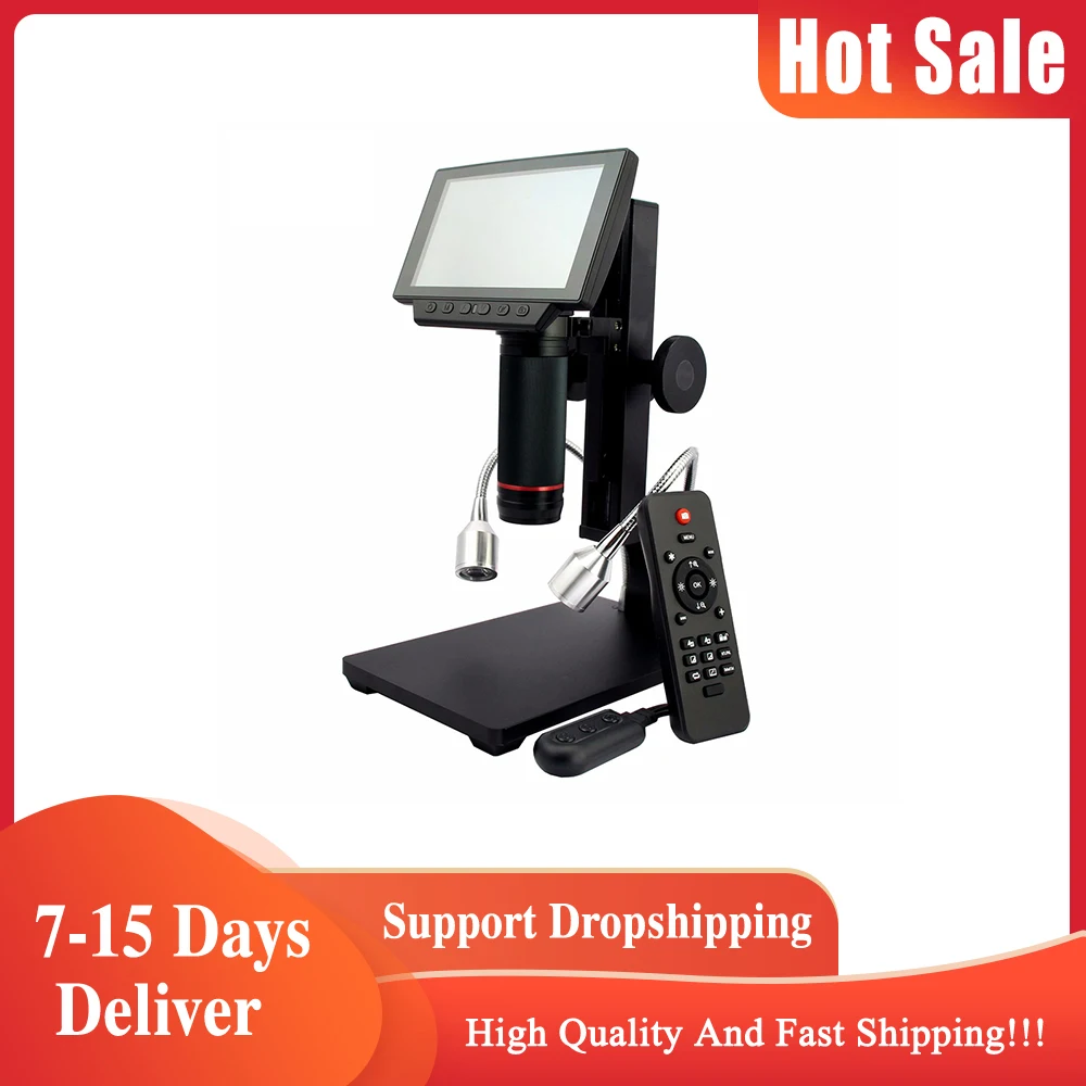 ADSM302 3MP 560X Digital Microscope with 5 Inch LCD Display Supports AV USB HDMI-Compatible Output US Plug EU Plug
ADSM302 3MP 560X Digital Microscope with 5 Inch LCD Display Supports AV USB HDMI-Compatible Output US Plug EU Plug
