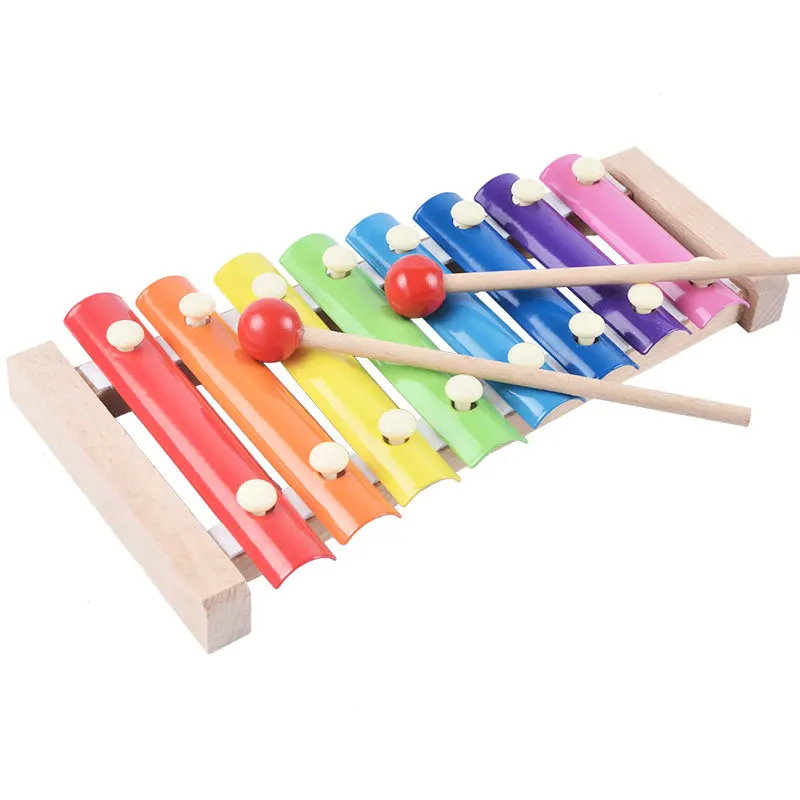 Free Shipping Baby Wooden Xylophone Music Toy Classic Hand Knock Musical Eight Steel Instruments Kindergarten Supplies Kids Gift
Free Shipping Baby Wooden Xylophone Music Toy Classic Hand Knock Musical Eight Steel Instruments Kindergarten Supplies Kids Gift