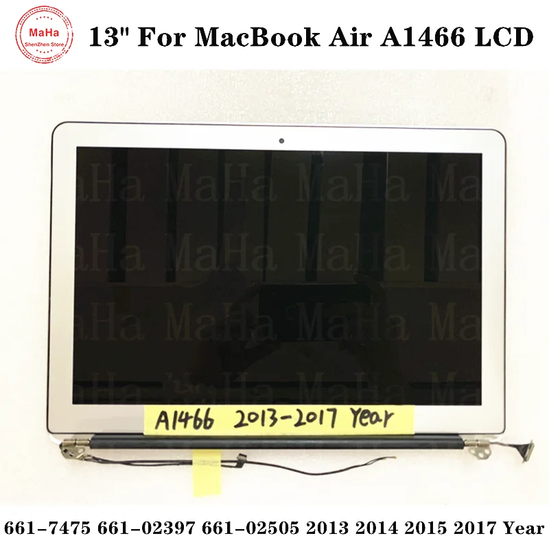Новый A1466 ЖК экран в сборе для MacBook Air 13 3 "A1466 дисплей 661 7475 02397 02505 2013 2014 2015 год