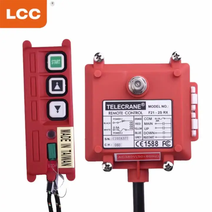 F21-2D 24v double industrial transmitter winch radio elevator remote control for hoist
F21-2D 24v double industrial transmitter winch radio elevator remote control for hoist