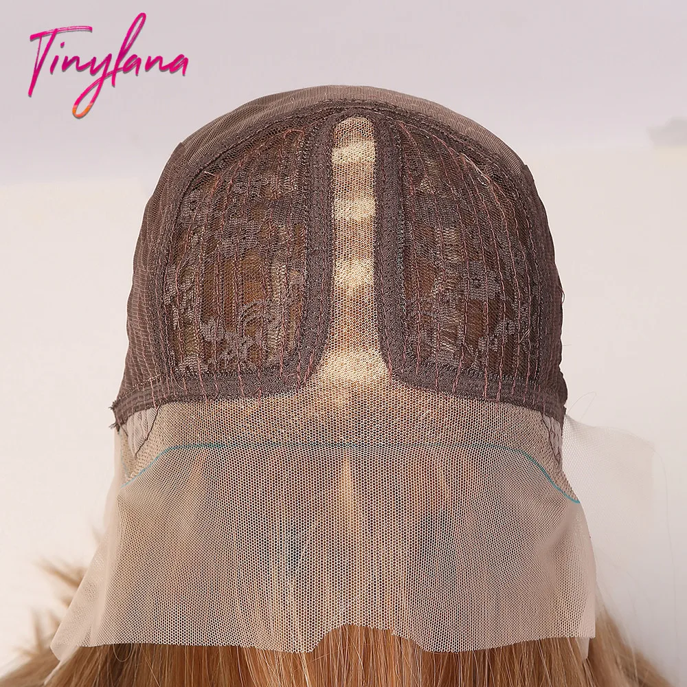TINY LANA Long Straight Synthetic Lace Front Wigs Brown with Blonde Highlights Natural Lace Wigs for Black Women Heat Resistant
TINY LANA Long Straight Synthetic Lace Front Wigs Brown with Blonde Highlights Natural Lace Wigs for Black Women Heat Resistant