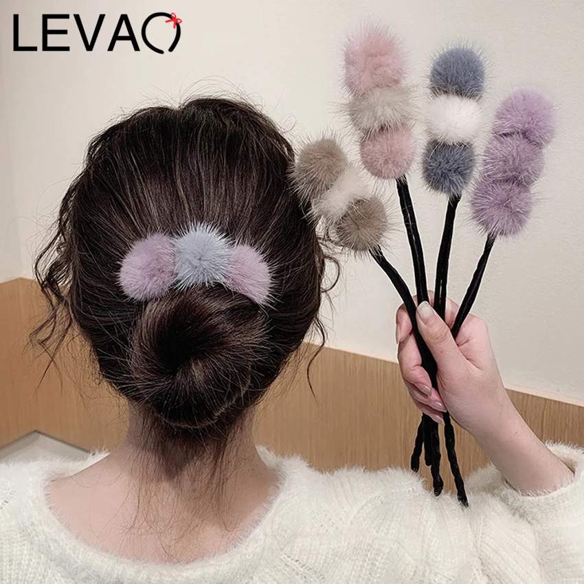 LEVAO женские резинки для плетения, осенне-зимние резинки для волос с помпоном, Детские резинки для волос с конским хвостом, аксессуары для вол... 
LEVAO женские резинки для плетения, осенне-зимние резинки для волос с помпоном, Детские резинки для волос с конским хвостом, аксессуары для вол...