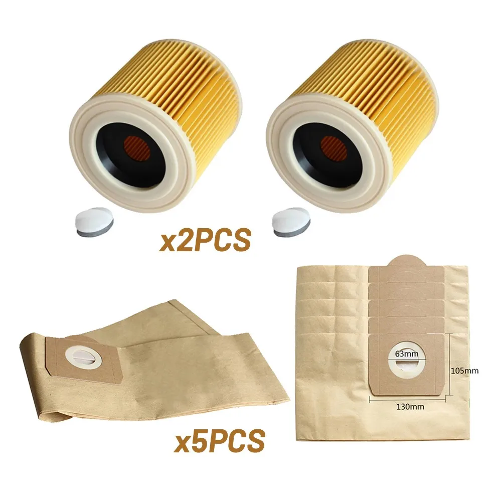 7PCS Filter Paper Dust Bags For Karcher WD3.200 WD3300 MV3 Vacuum Cleaner Parts Sweeper Robot Cleaning Accessories Replace
7PCS Filter Paper Dust Bags For Karcher WD3.200 WD3300 MV3 Vacuum Cleaner Parts Sweeper Robot Cleaning Accessories Replace