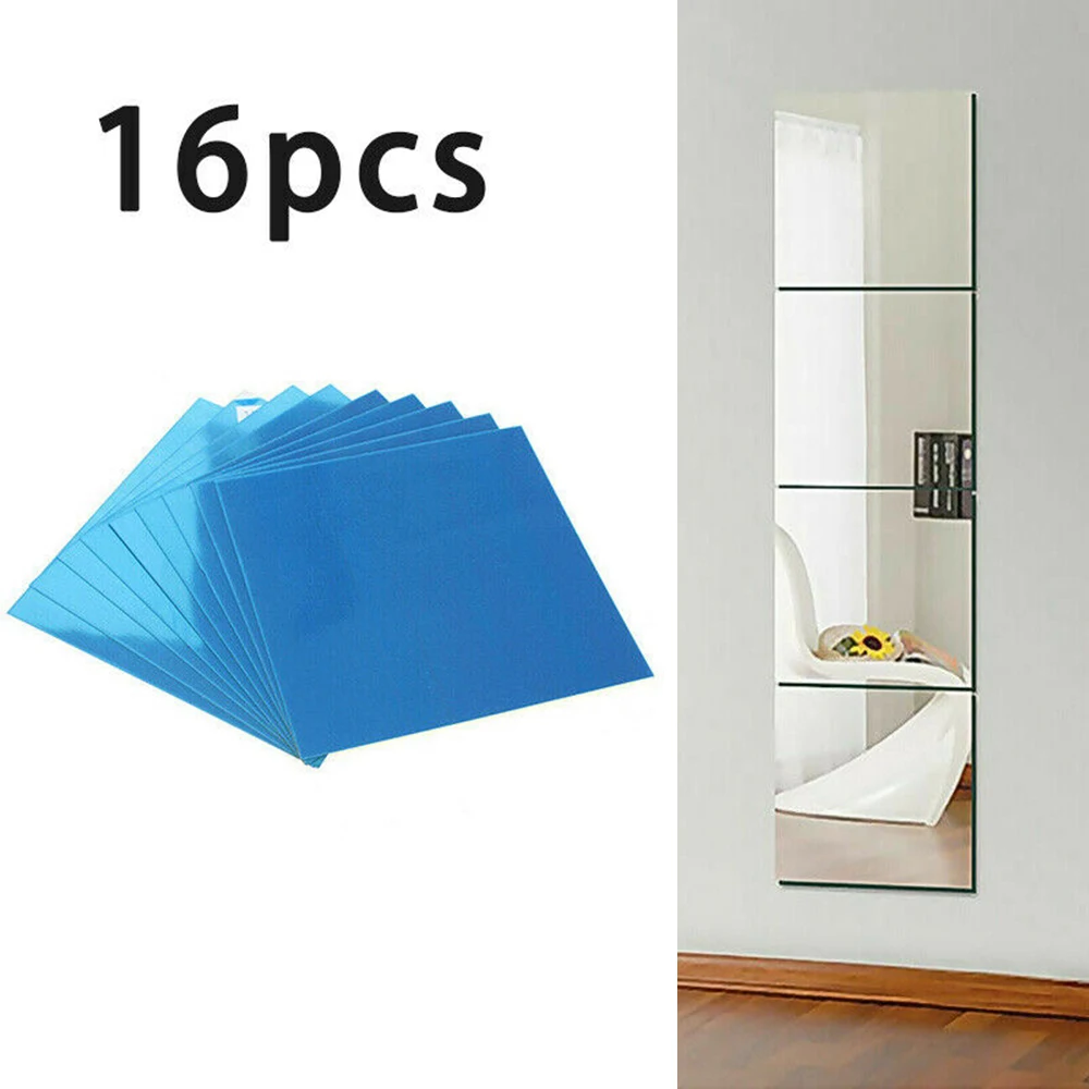 16Pcs 15CM Square Mirror Glass Tile Wall Stickers Decal Home Decor Self Paste Home Decoration Posters Cube Mirror Wall Stickers
16Pcs 15CM Square Mirror Glass Tile Wall Stickers Decal Home Decor Self Paste Home Decoration Posters Cube Mirror Wall Stickers