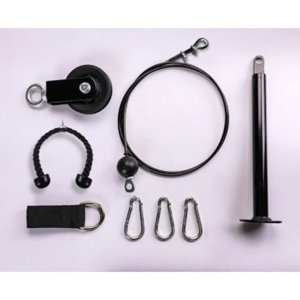 Fitness Pulley Cable Homemade DIY Household High Drop Down Bird Gantry Steel Wire Rope For Gym Fitness Equipment Muscle Training
Fitness Pulley Cable Homemade DIY Household High Drop Down Bird Gantry Steel Wire Rope For Gym Fitness Equipment Muscle Training
