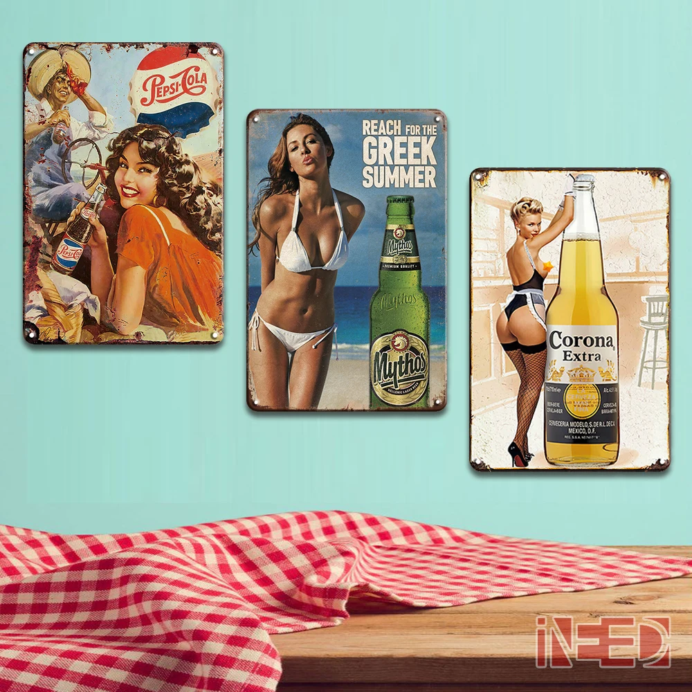 3 PCS Russian Sexy Girl Beer Metal Sign Poster Vintage Wall Decor Retro Plaque Bar Accessories Metal Plate Home Room Decoration
3 PCS Russian Sexy Girl Beer Metal Sign Poster Vintage Wall Decor Retro Plaque Bar Accessories Metal Plate Home Room Decoration