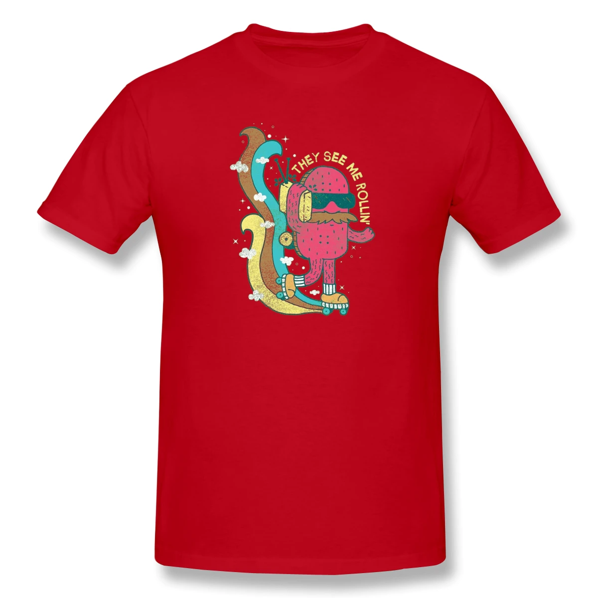 They See Me Rollin' Humor Graphic Men's Basic Short Sleeve T-Shirt R302 Tees Tops European Size
They See Me Rollin' Humor Graphic Men's Basic Short Sleeve T-Shirt R302 Tees Tops European Size