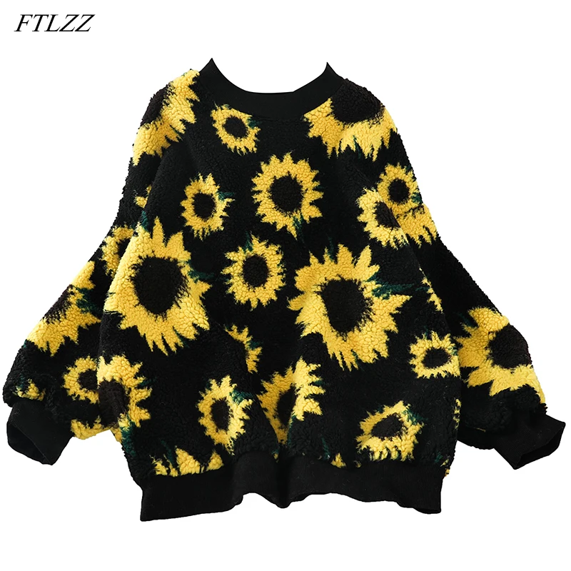FTLZZ New Winter Elegant Women Long Sleeve Floral Print Pullovers Casual Lady Street Loose Pullover
FTLZZ New Winter Elegant Women Long Sleeve Floral Print Pullovers Casual Lady Street Loose Pullover