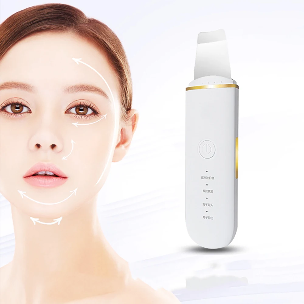 Beauty Ultrasonic Face Skin Scrubber Facial Cleansing Blackhead Remover Face Cleaner Machine Skin Care Acne Massager Tools 
Beauty Ultrasonic Face Skin Scrubber Facial Cleansing Blackhead Remover Face Cleaner Machine Skin Care Acne Massager Tools