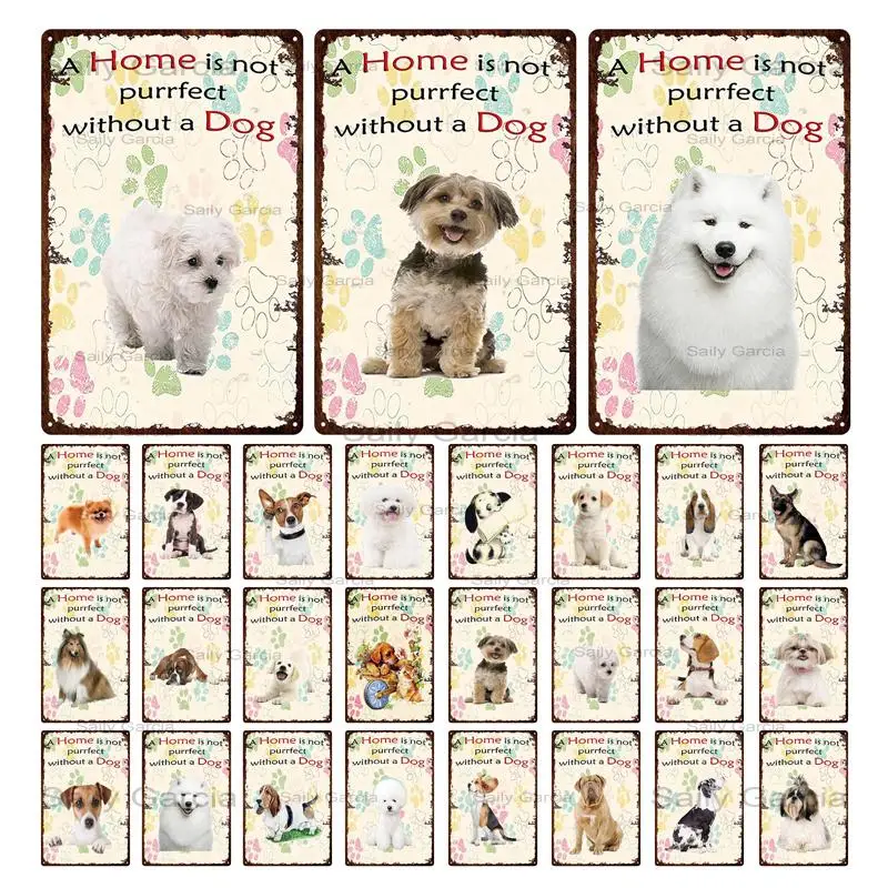 Cute Dogs Home Metal Plates Tin Sign Steak Wall Stickers Home Room Decorative Sign Art Livingroom Brdroom Poster Decor 
Cute Dogs Home Metal Plates Tin Sign Steak Wall Stickers Home Room Decorative Sign Art Livingroom Brdroom Poster Decor
