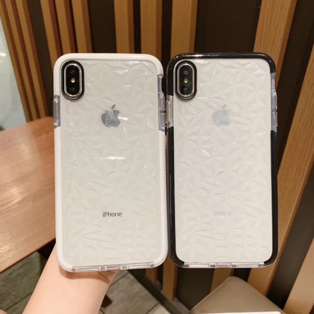 Simple Clear Anti Fall Phone Case For iPhone X XR XS Max 11 Pro Max 8 7 6 6s Plus Transparent Diamond Shockproof Soft Shell
Simple Clear Anti Fall Phone Case For iPhone X XR XS Max 11 Pro Max 8 7 6 6s Plus Transparent Diamond Shockproof Soft Shell