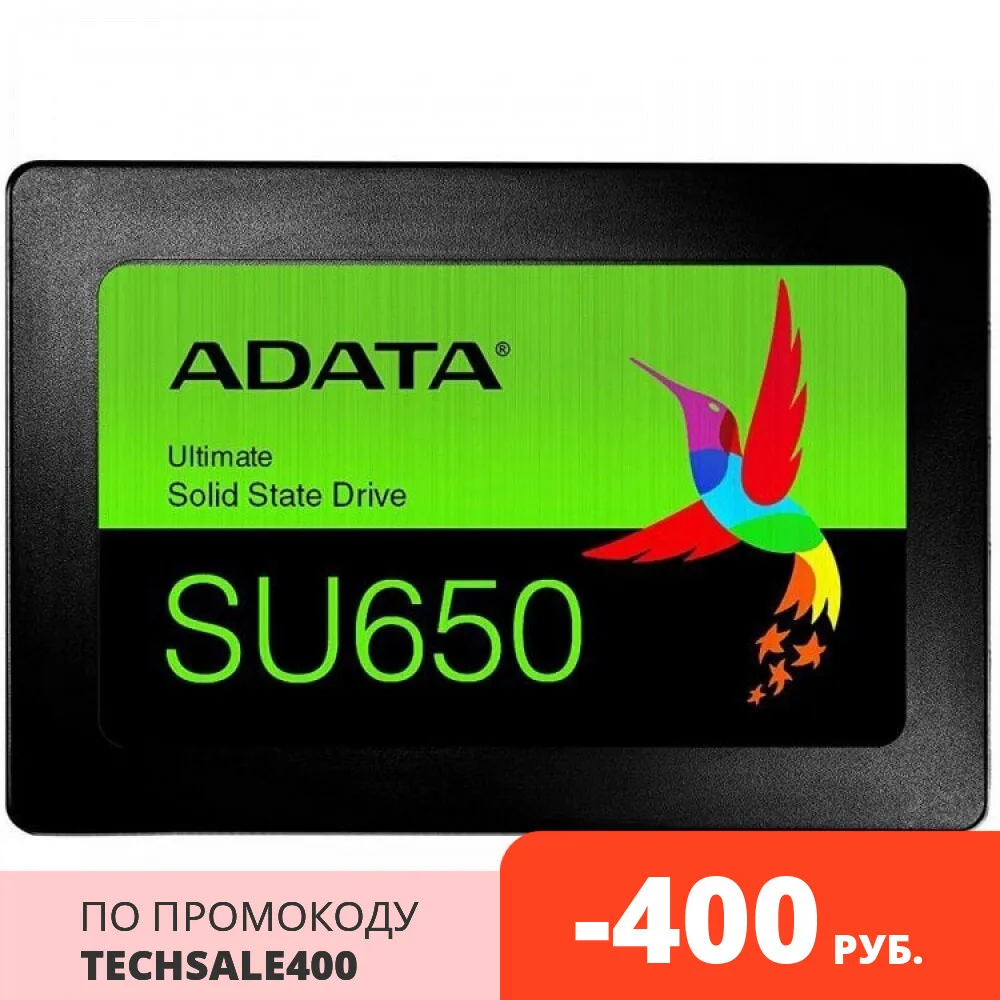 Твердотельный накопитель ADATA ASU650SS 480GT R SSD 2.5" 480GB SATA III чтение: 520 Мб/сек запись: 450