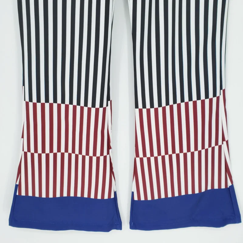 DEAT 2021 new summer fashion women clothes high waist flare bottom striped elastic full length pants female trousers WR15514L
DEAT 2021 new summer fashion women clothes high waist flare bottom striped elastic full length pants female trousers WR15514L