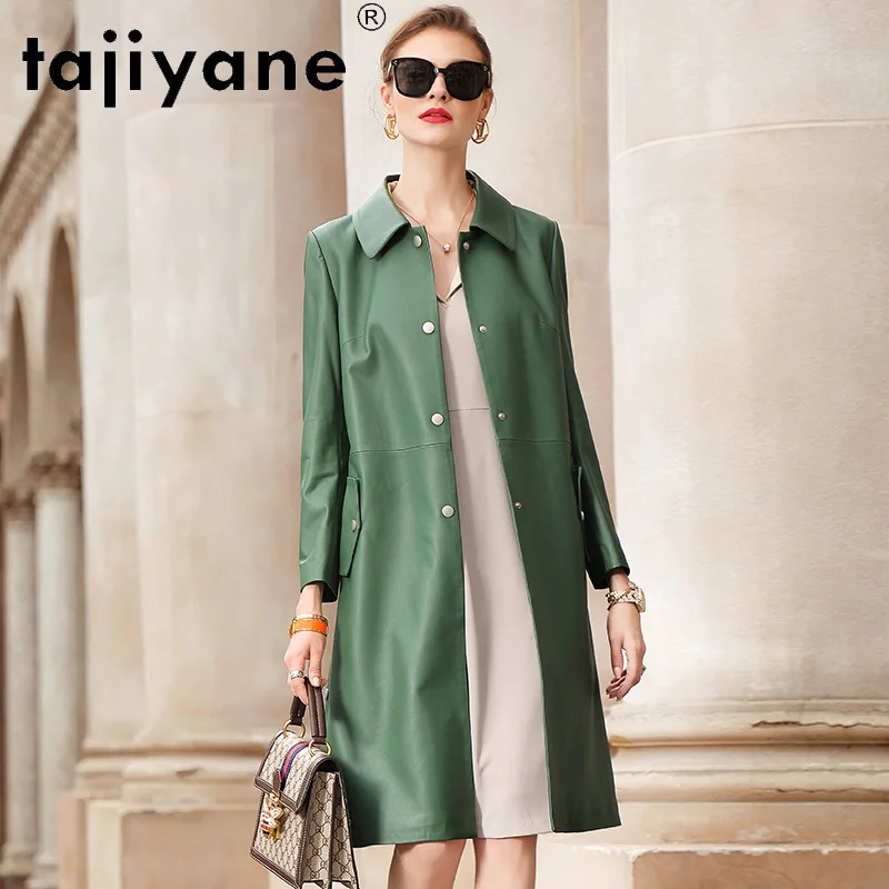 Tajiyane Spring Genuine Leather Jacket Women Coats and Jackets Womens Real Sheepskin Coat Woman Long Clothes Femme Veste TN1629
Tajiyane Spring Genuine Leather Jacket Women Coats and Jackets Womens Real Sheepskin Coat Woman Long Clothes Femme Veste TN1629