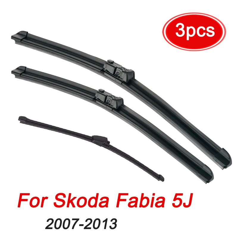 Набор щёток стеклоочистителя MIDOON для Skoda Fabia 5J хэтчбек передние + задние 2007 2008 2009