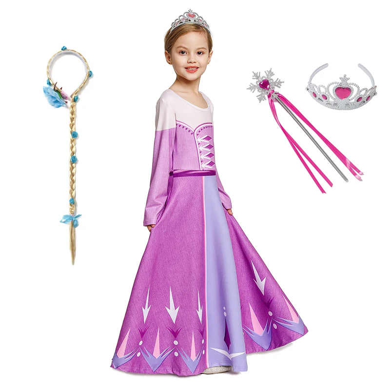 2020 Snow Queen 2 Queen Princess Dress snowflake costume For girls Christmas birthday party cosplay Elsa Dress clothing
2020 Snow Queen 2 Queen Princess Dress snowflake costume For girls Christmas birthday party cosplay Elsa Dress clothing