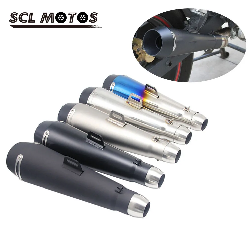 SCL MOTOS 2Pcs Universal Motorcycle M4 Exhaust Muffler Pipe Silencer For Suzuki gsr 600 Benelli trk 502 Honda crf 230 Motorbike
SCL MOTOS 2Pcs Universal Motorcycle M4 Exhaust Muffler Pipe Silencer For Suzuki gsr 600 Benelli trk 502 Honda crf 230 Motorbike