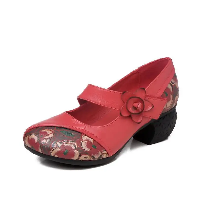 Careaymade-Genuine leather shoes,New Ethnic Style Leather Ladies'Single Shoes with Rough Middle heel and Shallow Mouth shoes
Careaymade-Genuine leather shoes,New Ethnic Style Leather Ladies'Single Shoes with Rough Middle heel and Shallow Mouth shoes