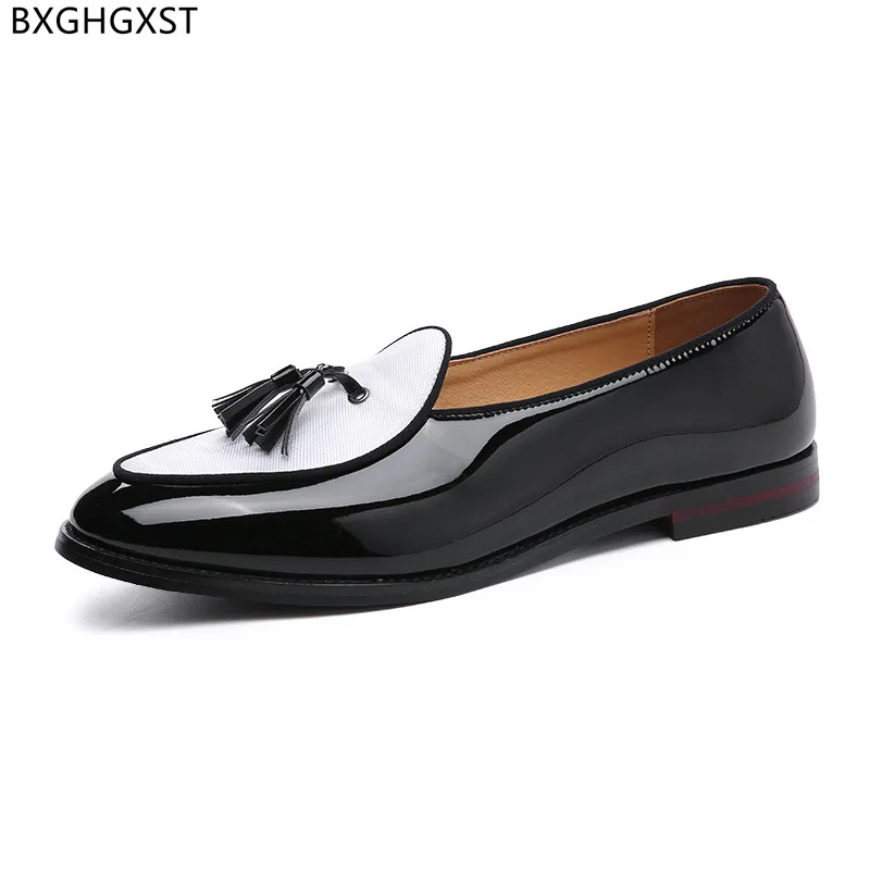 Patent Leather Formal Slip on Shoes Men Office 2023 Italian Mens Dress Shoes Loafers Business Suit Oxford Shoes for Men Coiffeur
Patent Leather Formal Slip on Shoes Men Office 2023 Italian Mens Dress Shoes Loafers Business Suit Oxford Shoes for Men Coiffeur
