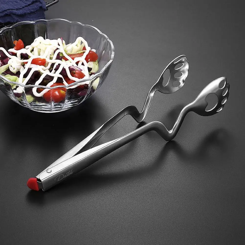 Kitchen Tong Stainless Steel Barbecue Tong Cat Paw Design for Cooking Serving and Grilling
Kitchen Tong Stainless Steel Barbecue Tong Cat Paw Design for Cooking Serving and Grilling
